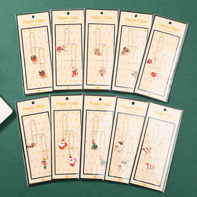 Wholesale Christmas Transparent Cultural Thumbtack Ticket Clip